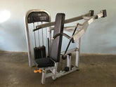 Classic Shoulder Press - Muscle D Fitness - Adjustable Seat - Pin Selectorized Weight Stack - Machine Horizon